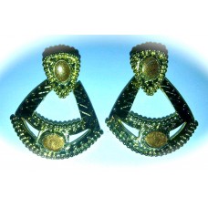 Gold & Bronze Vintage Earrings 